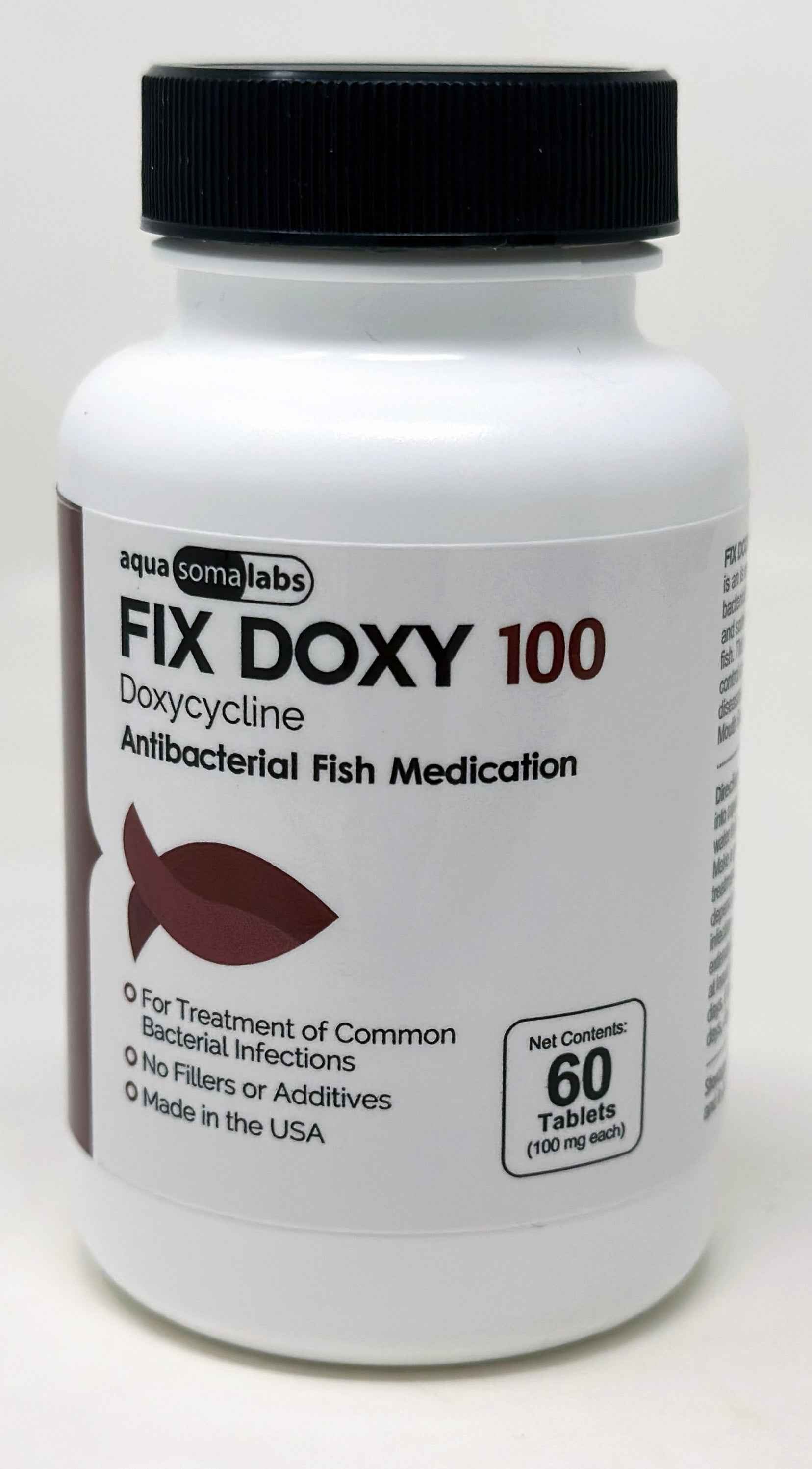 Fix Doxy 100mg Capsules - 60ct (For Fish Aquariums)