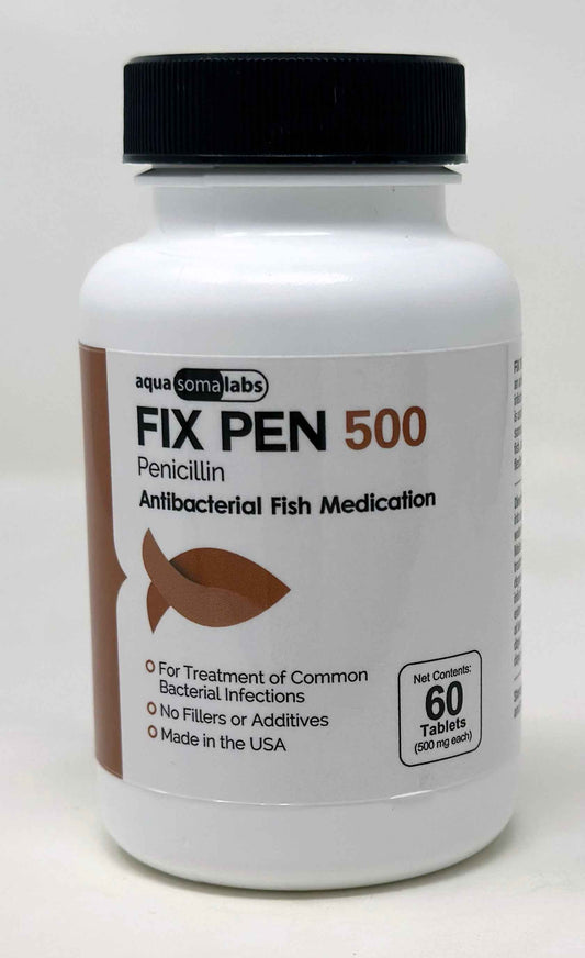 Fix Pen 500mg (60 Capsules) – Broad-Spectrum Antibiotic for Fish