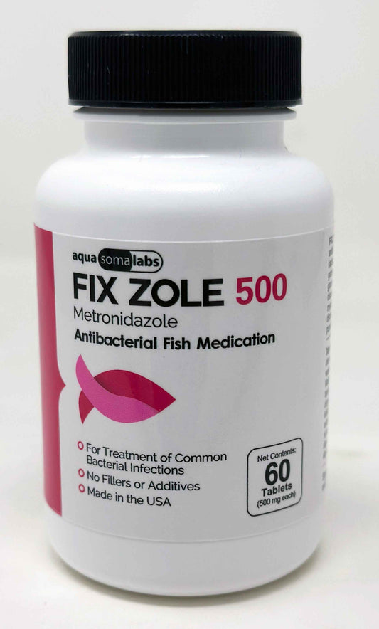 Fix Zole 500mg (60 Capsules) – Aquarium Fish Antimicrobial